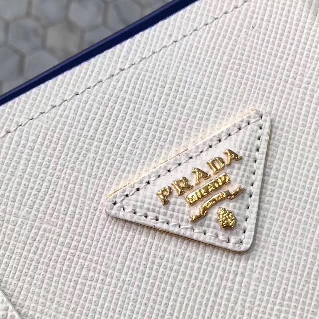 2017 prada medium saffiano lux tote original leather bag bn2755 white&blue