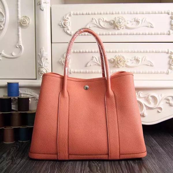 Hermes original calfskin garden party 36 bag G0360 orange