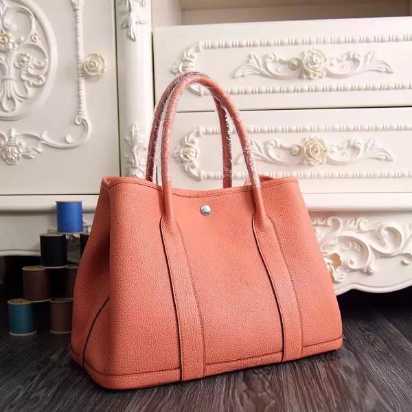 Hermes original calfskin garden party 36 bag G0360 orange