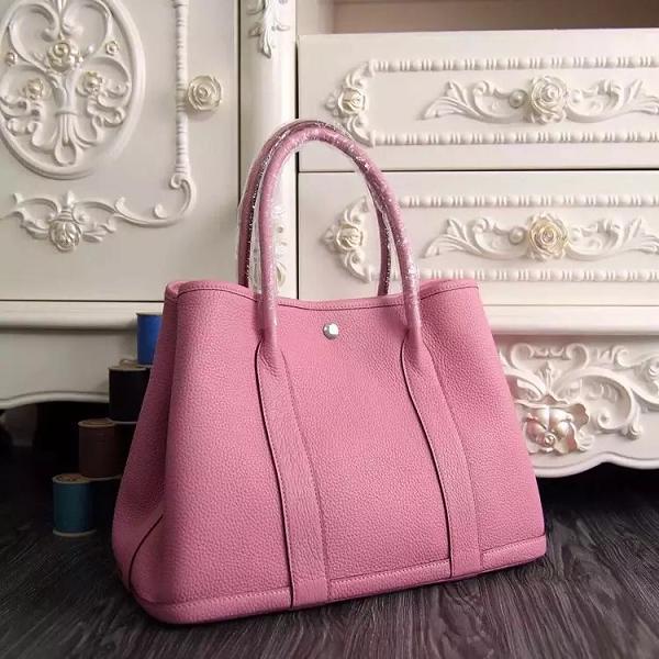 Hermes original calfskin garden party 36 bag G0360 pink