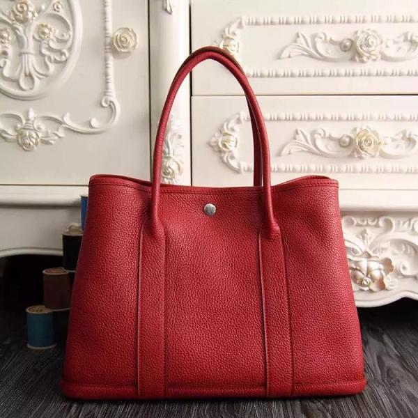 Hermes original calfskin garden party 36 bag G0360 red