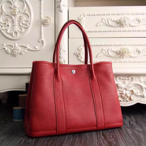 Hermes original calfskin garden party 36 bag G0360 red