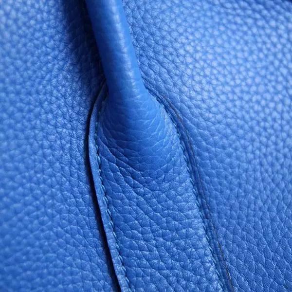 Hermes original calfskin garden party 36 bag G0360 royal blue