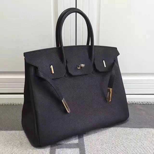 Hermes imported togo leather birkin 35 bag H0035 black