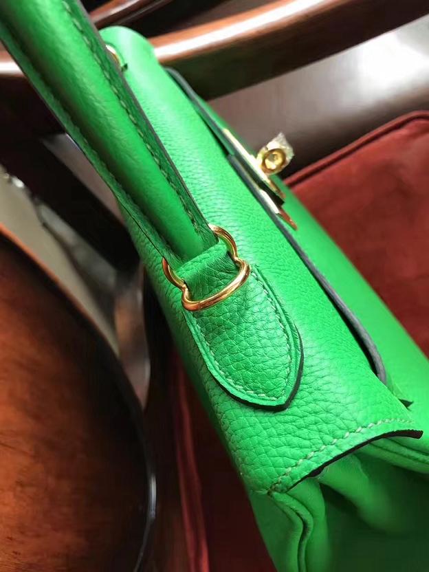 Hermes original togo leather kelly 32 bag K32 green