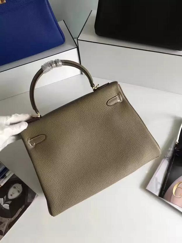 Hermes togo leather kelly 32 bag K032 khaki