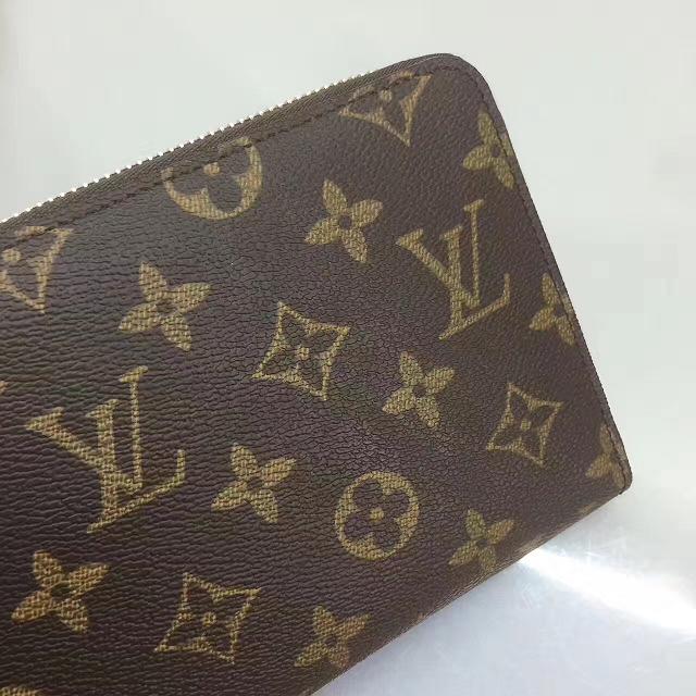 Louis Vuitton top origial monogram canvas zippy organiser wallet M60002