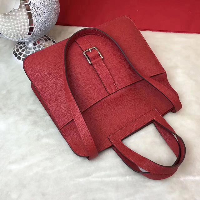 Hermes original togo leather halzan 31 bag H031 red