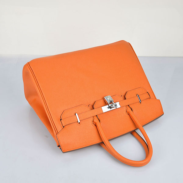 Hermes original epsom leather birkin 30 bag H30 orange