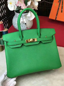 Hermes original epsom leather birkin 35 bag H35-3 green