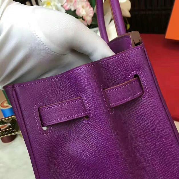 Hermes original epsom leather birkin 35 bag H35-3 anemone