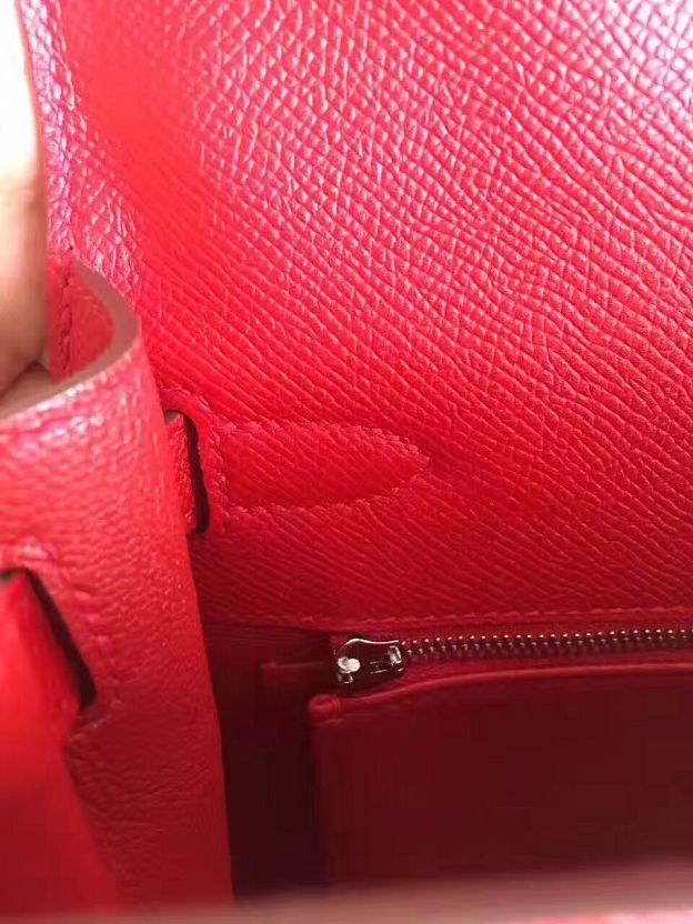 Hermes original epsom leather kelly 25 bag K25-1 vert fonce