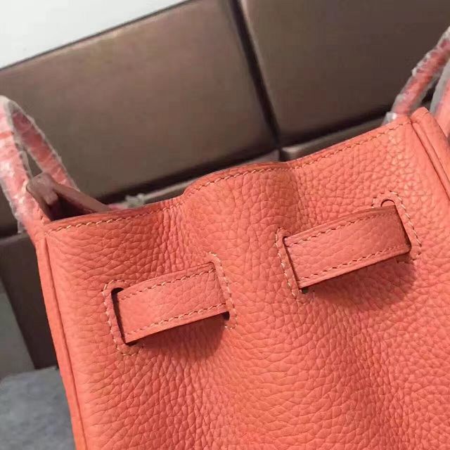 Hermes original togo leather birkin 30 bag H30-1 coral