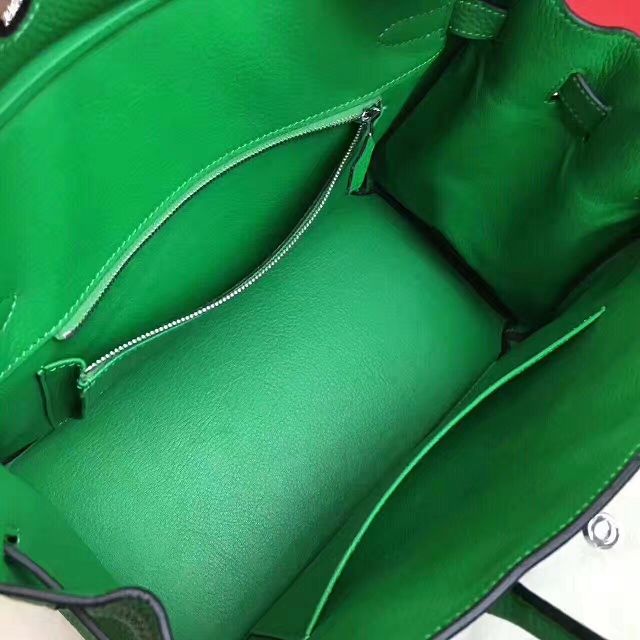 Hermes original togo leather birkin 30 bag H30-1 green