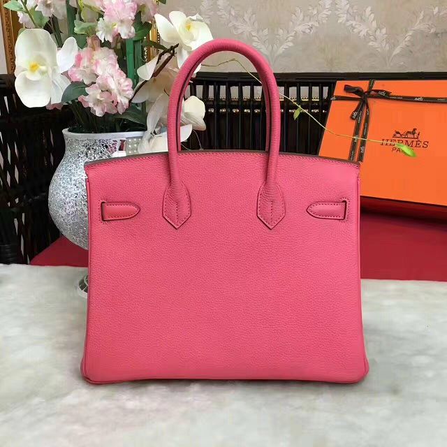 Hermes original togo leather birkin 35 bag H35-1 rose lipstick