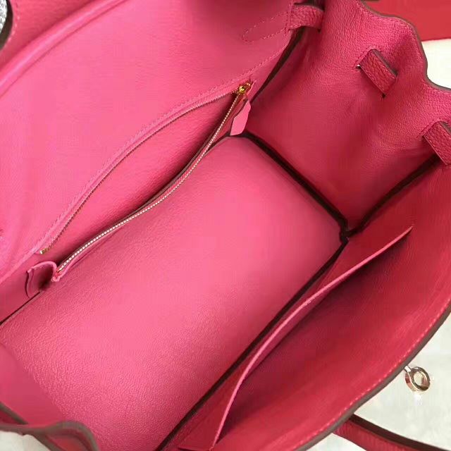 Hermes original togo leather birkin 35 bag H35-1 rose lipstick