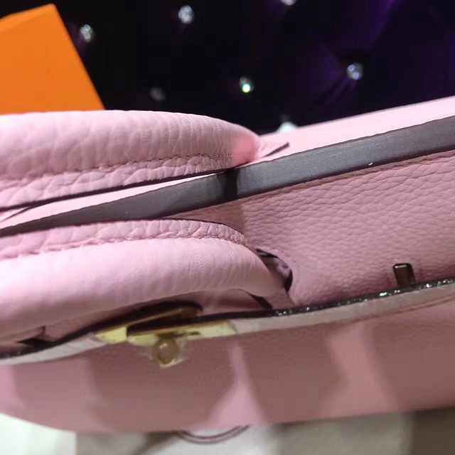 Hermes top togo leather birkin 35 bag H35-2 pink