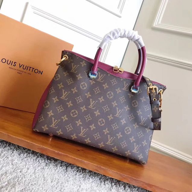 Louis Vuitton original monogram canvas pallas M42810 bordeaux