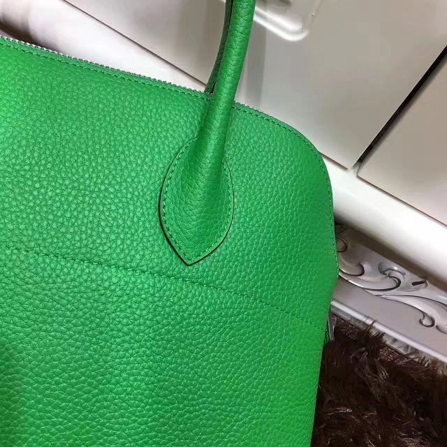 Hermes calfskin medium bolide 31 bag B31 green