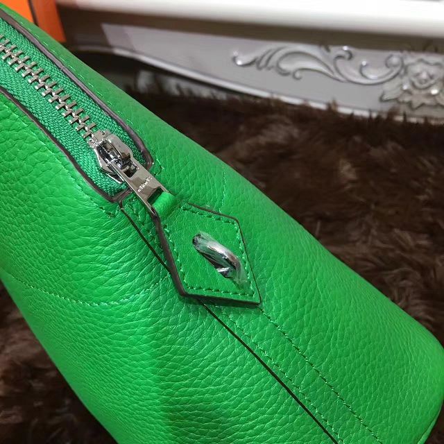 Hermes calfskin medium bolide 31 bag B31 green