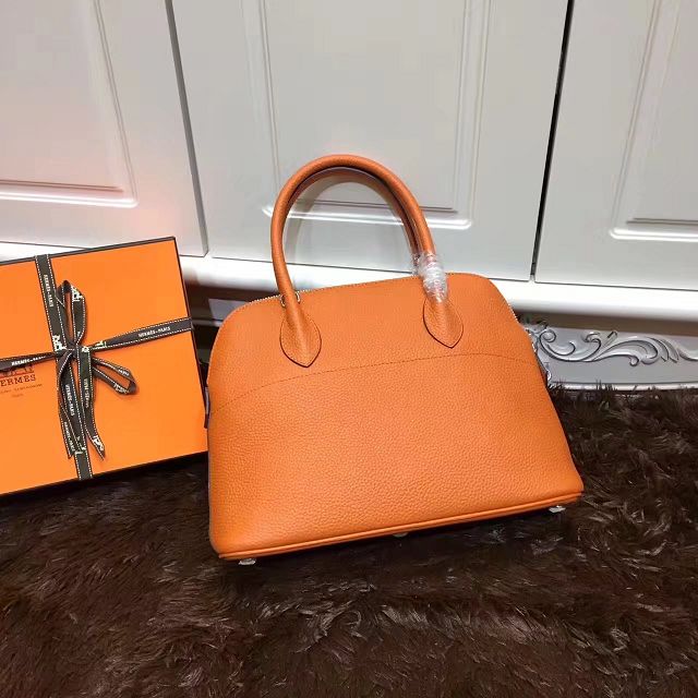 Hermes calfskin medium bolide 31 bag B31 orange