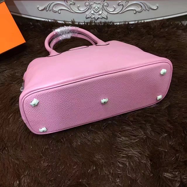 Hermes calfskin small bolide 27 bag B27 pink