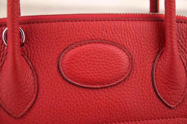 Hermes original togo leather medium bolide 31 bag B031 red