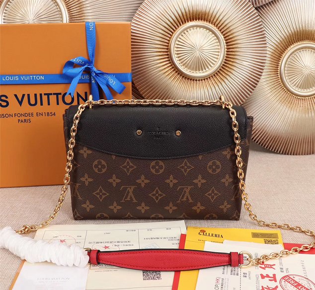 2018 louis vuitton original monogram saint placide M43714 black