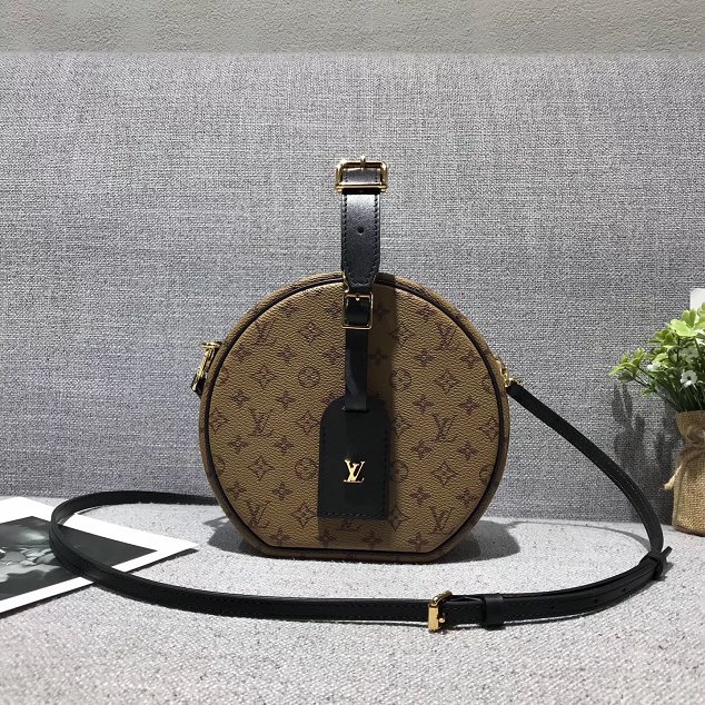 2018 louis vuitton original monogram reverse petite boite chapeau m43510