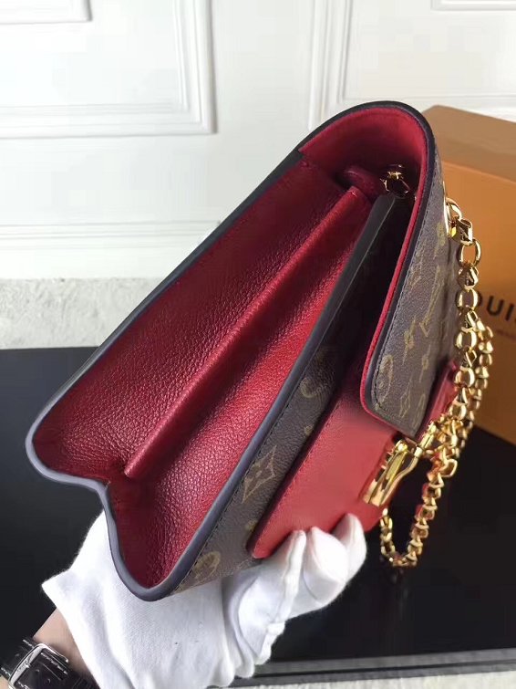 2018 louis vuitton original monogram victoire M41731 red