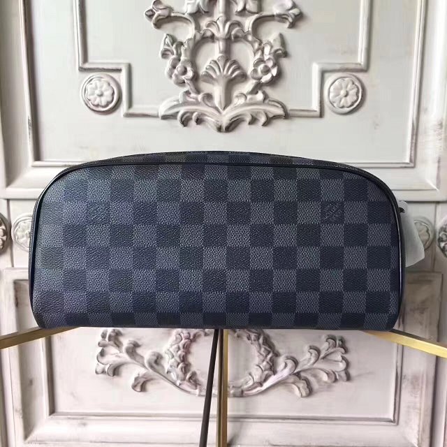 Louis vuitton original damier ebene cosmetic case N47528 black