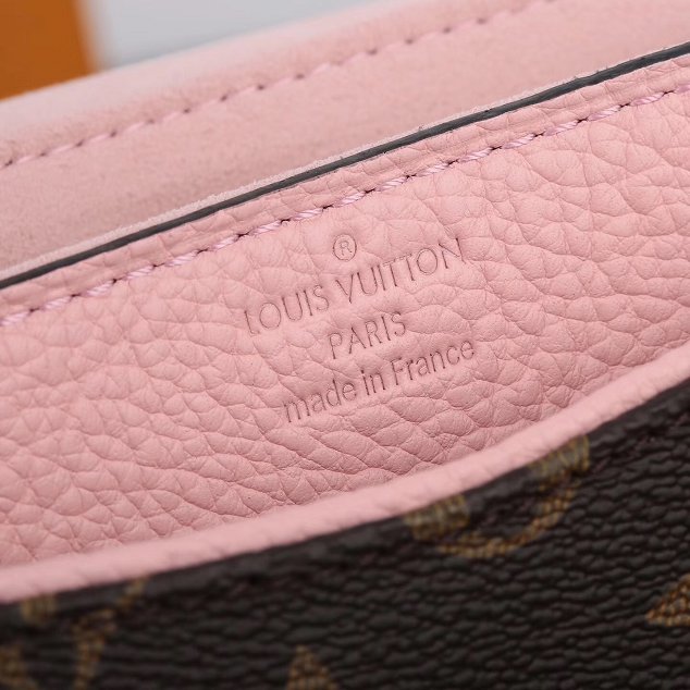 Louis vuitton original monogram canvas pallas chain bag M40543 pink