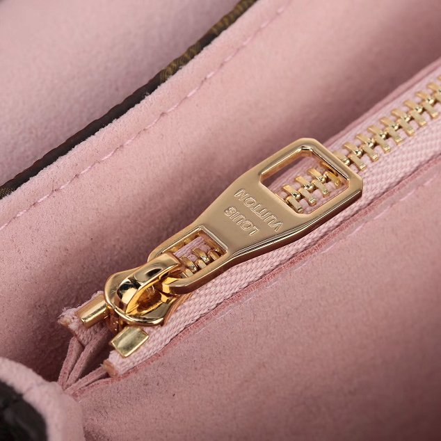 Louis vuitton original monogram canvas pallas chain bag M40543 pink