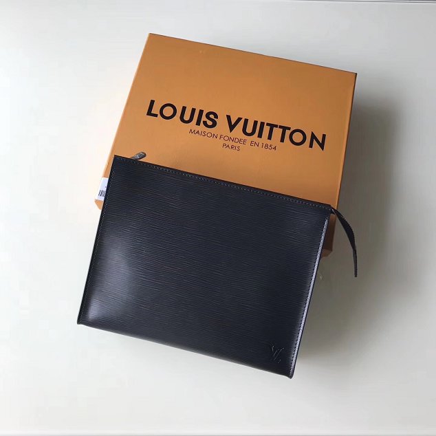 Louis Vuitton epi leather toiletry pouch 26 M67184 black