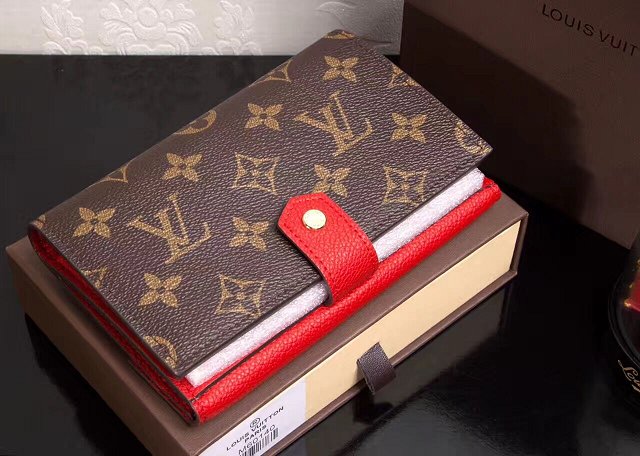 Louis Vuitton monogram canvas pallas wallet M60140 red