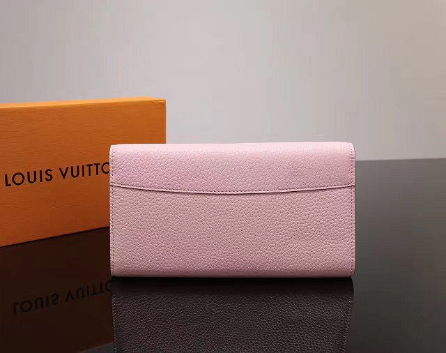 Louis vuitton calfskin capucines wallet M61471 pink