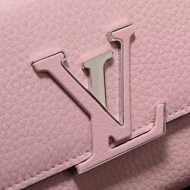 Louis vuitton calfskin capucines wallet M61471 pink