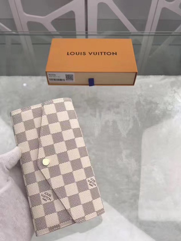 Louis vuitton damier azur sarah wallet N63208