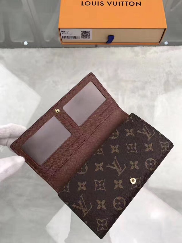 Louis vuitton monogram canvas wallet M58101