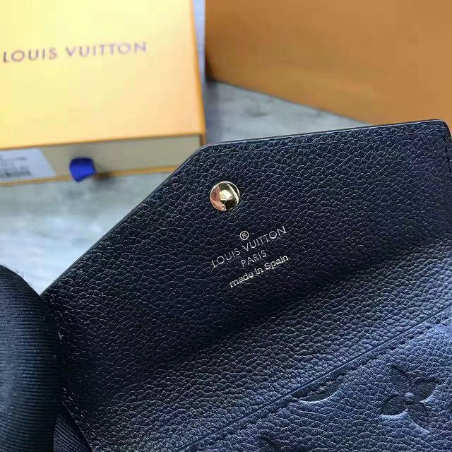 Louis vuitton monogram empreinte key pouch m60633 black