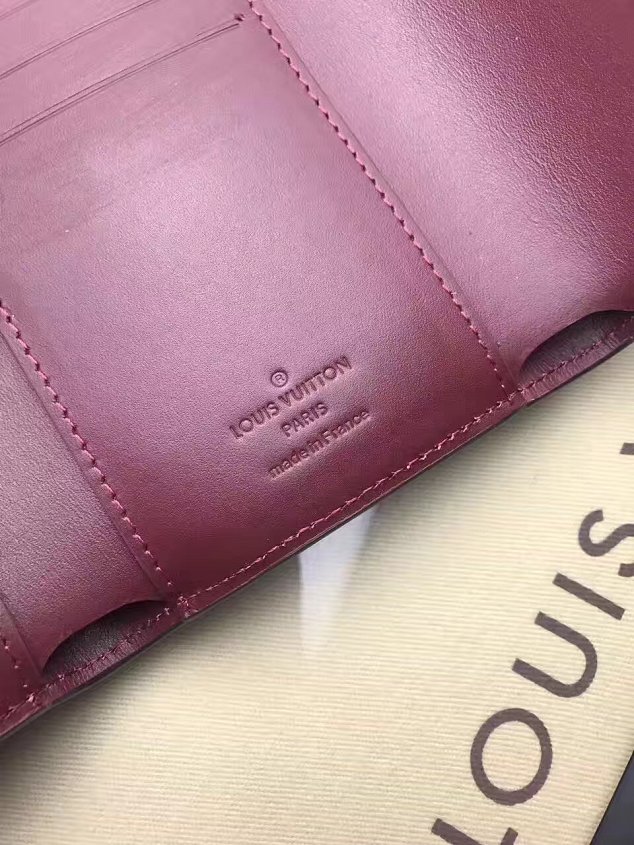 Louis vuitton monogram vernis leather victorine wallet M62427 burgundy