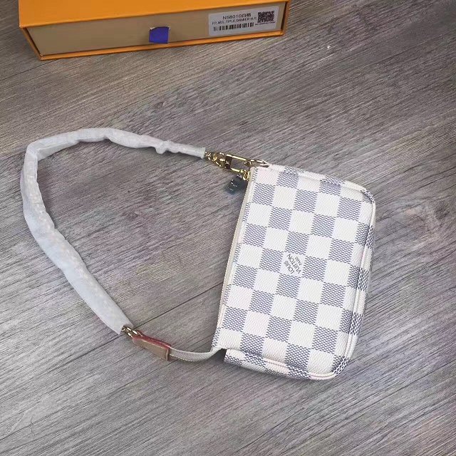 2017 louis vuitton origianl damier azur mini pochette accessoires N58010