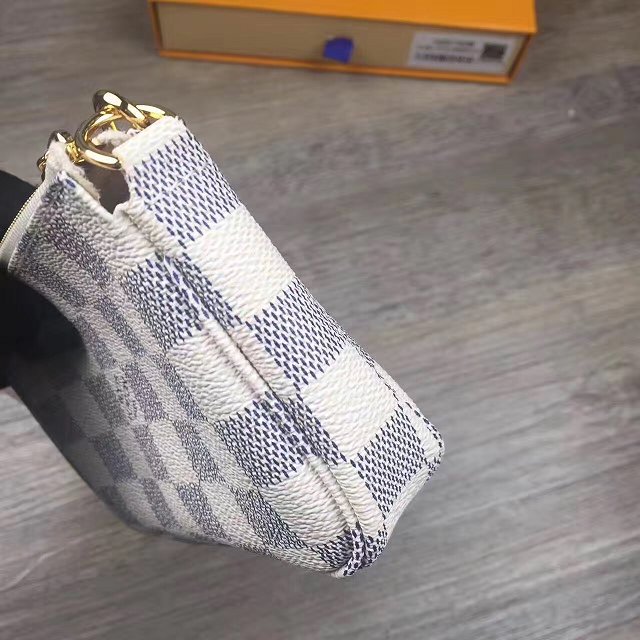 2017 louis vuitton origianl damier azur mini pochette accessoires N58010