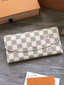 Louis Vuitton damier azur emilie wallet N63546 