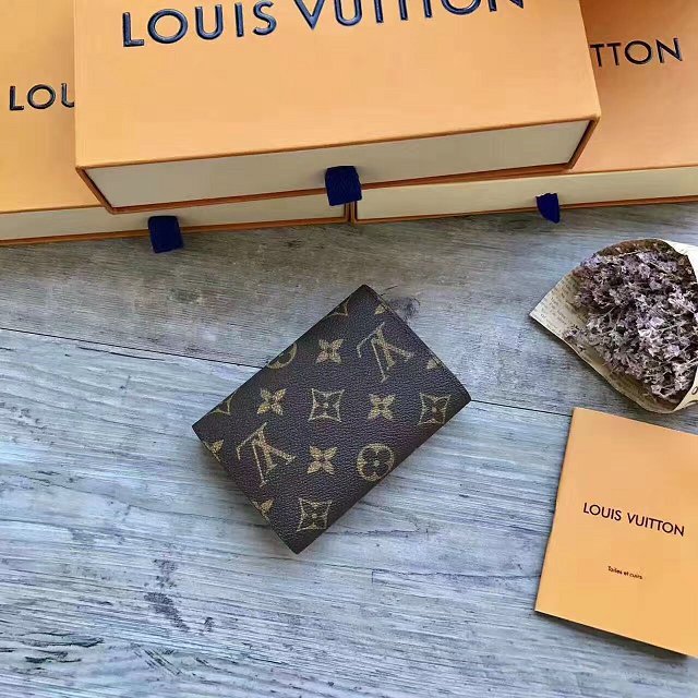 Louis vuitton monogram canvas victorine wallet M41938 cherry