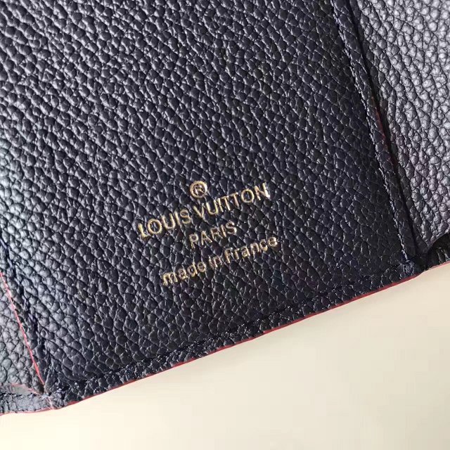 Louis vuitton monogram empreinte victorine wallet M64577 deep blue