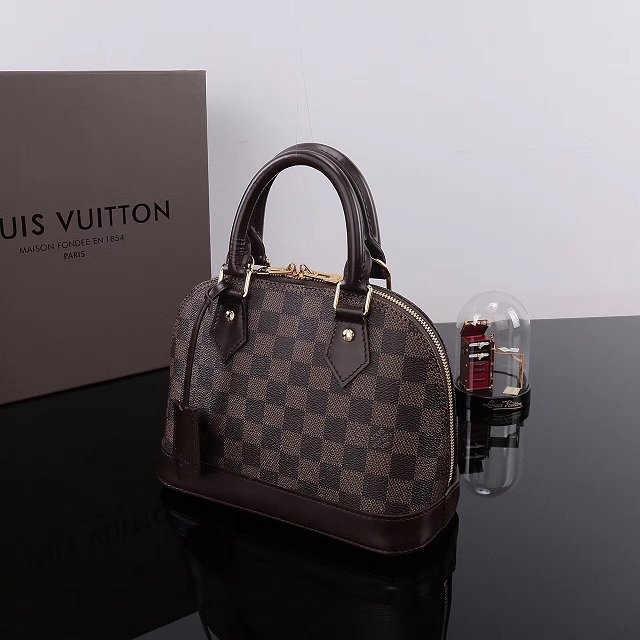 Louis vuitton original damier ebene alma bb N53151