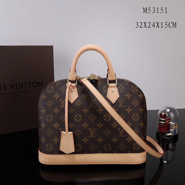 Louis vuitton original monogram canvas alma pm M53151