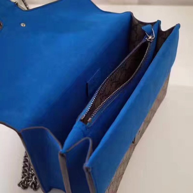 GG original canvas dionysus medium shoulder bag 400249 blue