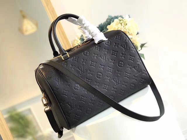 Louis vuitton original monogram empreinte speedy 25 M42401 black